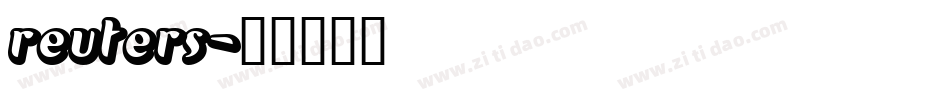 reuters字体转换