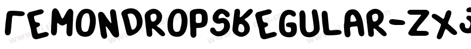 LemonDropsRegular-zx3w字体转换