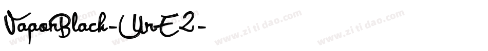 VaporBlack-YrE2字体转换