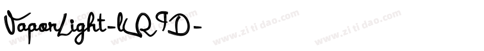 VaporLight-lR9D字体转换 VaporLight-lR9D字体转换