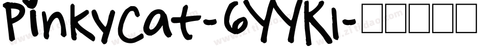 PinkyCat-6YYK1字体转换