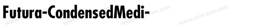 Futura-CondensedMedi字体转换