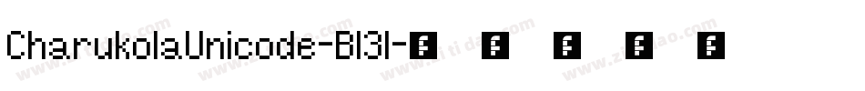 CharukolaUnicode-Bl3l字体转换