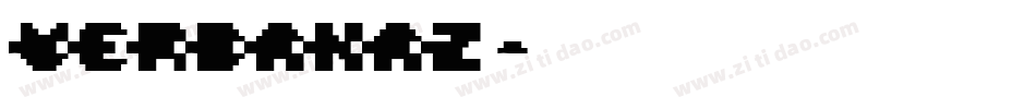 verdanaz字体转换