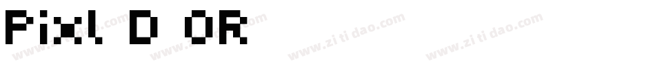 Pixl-D6OR字体转换