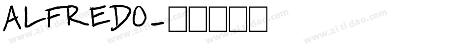 ALFREDO字体转换