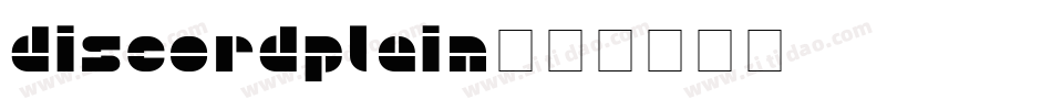 DiscordPlain字体转换
