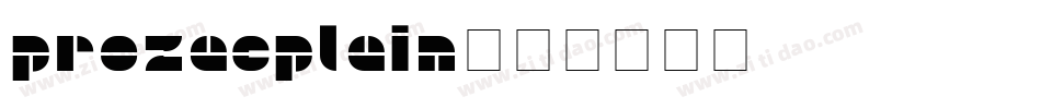 ProzacPlain字体转换