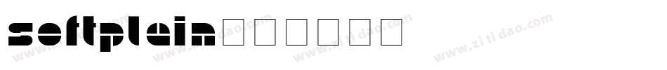 Softplain字体转换