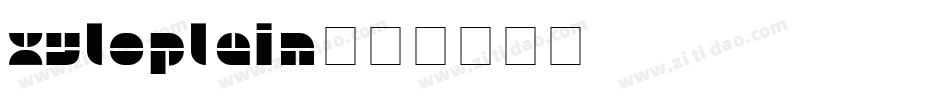 XyloPlain字体转换