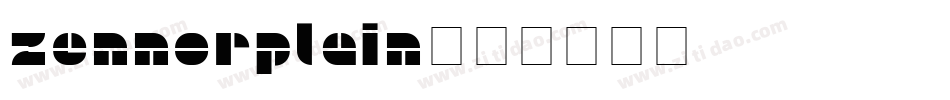 ZennorPlain字体转换