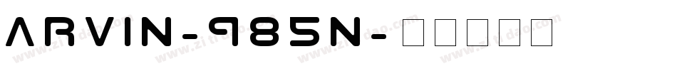 Arvin-985n字体转换
