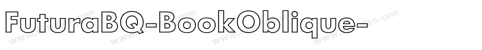 FuturaBQ-BookOblique字体转换