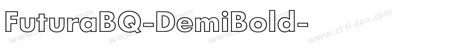 FuturaBQ-DemiBold字体转换