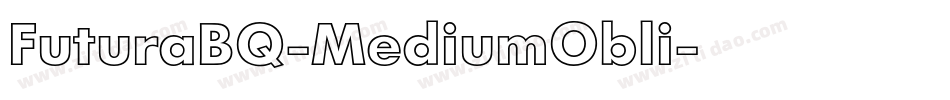 FuturaBQ-MediumObli字体转换