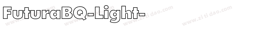 FuturaBQ-Light字体转换