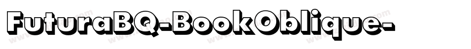 FuturaBQ-BookOblique字体转换