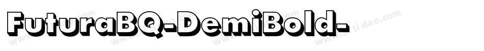 FuturaBQ-DemiBold字体转换