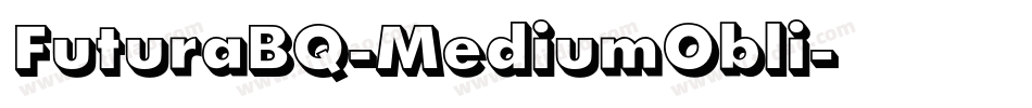 FuturaBQ-MediumObli字体转换