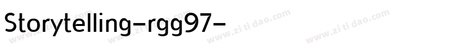 Storytelling-rgg97字体转换