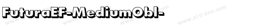 FuturaEF-MediumObl字体转换
