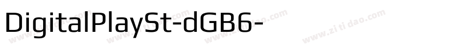 DigitalPlaySt-dGB6字体转换