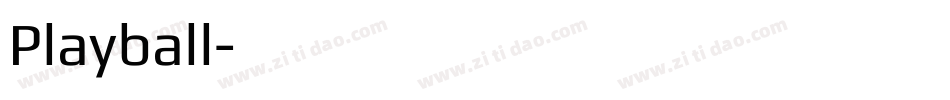 Playball字体转换