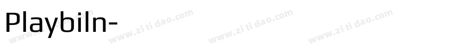 Playbiln字体转换