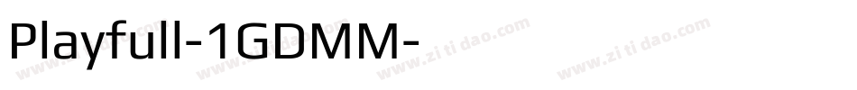 Playfull-1GDMM字体转换