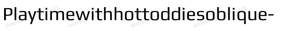 Playtimewithhottoddiesoblique-YElv字体转换