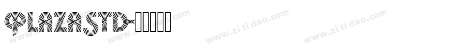 PlazaStd字体转换