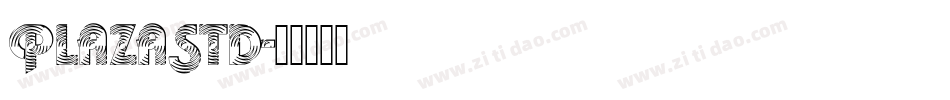 PlazaStd字体转换
