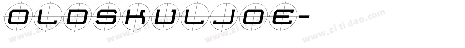 OLDSKULJOE字体转换