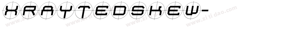 XRAYTEDSKEW字体转换