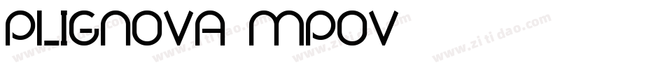 PligNova-mpov字体转换