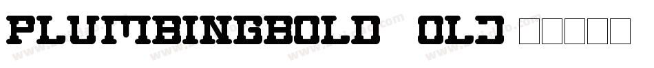 PlumbingBold-8oLJ字体转换