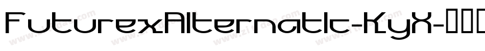 FuturexAlternatlc-KyX字体转换