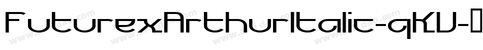 FuturexArthurItalic-qKV字体转换