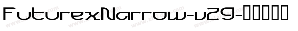 FuturexNarrow-v29字体转换