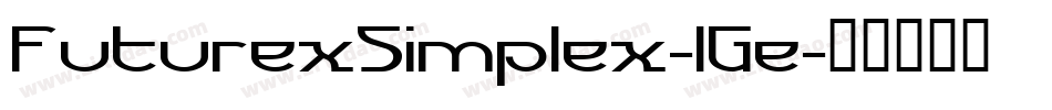 FuturexSimplex-lGe字体转换