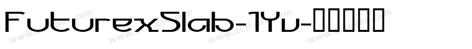 FuturexSlab-1Yv字体转换