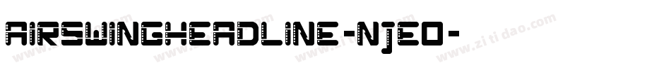 AirswingHeadline-nje0字体转换