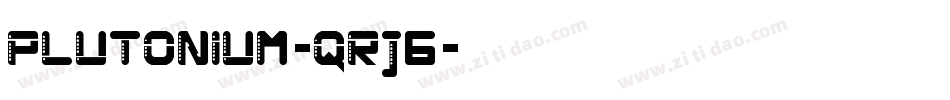 Plutonium-qRj6字体转换