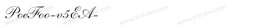 PoeFoo-v5EA字体转换