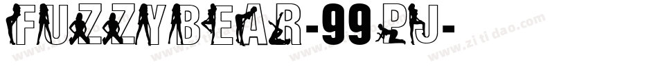 FuzzyBear-99pj字体转换