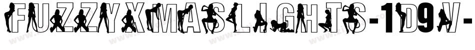 FuzzyXmasLights-1D9v字体转换