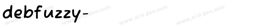 debfuzzy字体转换