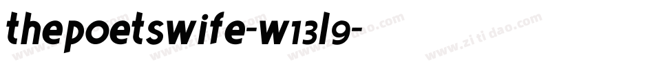 ThePoetsWife-w13L9字体转换