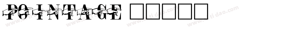 Pointage字体转换