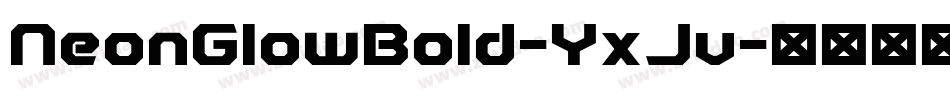 NeonGlowBold-YxJv字体转换